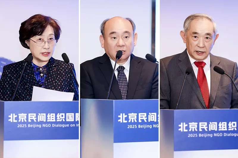 李若弘在北京民间组织国际交流对话会作主旨发言