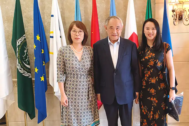 联合国国际移民组织驻华首席代表一行到访和苑